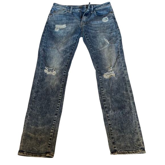 American Eagle Jeans Mens Slim 29x30 Next Level Flex Denim Skinny Distressed - Picture 1 of 9
